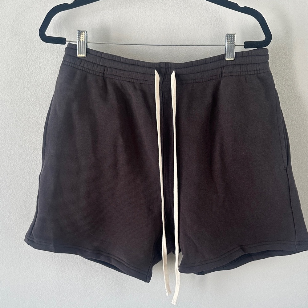 Men's Athletic Charcoal Shorts with Drawstring